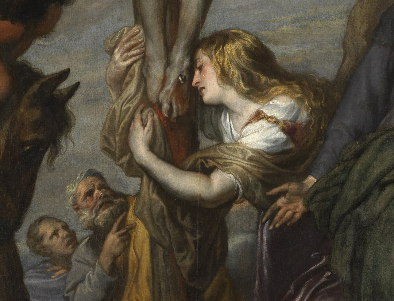 Christus aan het kruis van Antoon van Dyck (detail)